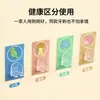 Portacepillos de dientes sin taladro, soporte de cepillos de dientes de caricatura lindo, portacepillos de dientes eléctrico de pared, estante de almacenamiento para cepillos de dientes