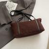 Bolsas de camurça retrô de nicho para outono e inverno para mulheres, novo estilo 2026, bolsa de ombro versátil para o dia a dia, bolsa de axila, bolsa almofada