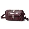 Bolso de Hombro Cruzado de Cuero Suave de Moda Casual para Mujer Gran Capacidad Bolso para Mamá de Mediana Edad Bolso Cuadrado Pequeño Retro