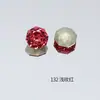 Tarjeta Dongzhou 8 ocho lados corte rosa 6/8 mm circón de imitación brillante diamante octogonal con base puntiaguda para pendientes y accesorios de joyería de cristal