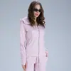 Nuevo Traje de Yoga para Mujer Sudadera con Cremallera Cárdigan de Terciopelo Plus Traje Deportivo Casual Ajustado Ropa de Fitness para Exteriores
