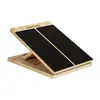 Tabla de Refuerzo de Madera Fitness Pedal Oblicuo Ajustable Multivelocidad Tensor de Tendón de Aquiles Pantorrilla Taburete de Pie Deportivo