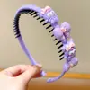 Diadema Infantil Kuromi para Controlar el Cabello Suelto, Diadema No Ajustada para Niñas Pequeñas, Accesorio para el Cabello Antideslizante con Dientes para Niñas