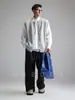 Estilo Tienda por Departamentos Familia G Chaqueta de Primavera para Hombre Moda Bloques de Color Patchwork Lana Chaqueta de Béisbol Abrigo Tendencia 1002H//F14