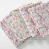 Tejido de Malla Estampado Digital, Estilo Pastoral, Suave y Dulce Malla Suiza Vestido Infantil, Falda de Gasa, Tela de Flores Pequeñas