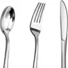 Talheres Faca, Garfo e Colher de Metal Imitação Descartáveis Faca, Garfo e Colher Conjunto de Três Peças Hotel Restaurante Ocidental Faca, Garfo e Colher Descartáveis para Bife