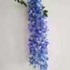 Simulação de flor de ervilha pendurada glicínias arco de casamento decoração de teto casa macio falso flor feijão flor fabricantes fornecimento