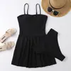Vestido de Verano de Vacaciones en la Costa Europeo y Americano 2026 para Mujer Conjunto de Vestido de Playa de Dos Piezas con Tirantes Nuevo Amazon