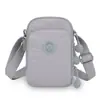 Bolsa de celular de três camadas para mulheres, bolsa mini transversal, nova bolsa versátil de lona Oxford para verão, porta-moedas para caminhada