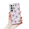 Funda Popular para Teléfono con Tema de Margarita del Sudeste Asiático para Samsung S25, Funda Magnética Transparente S26+, Cubierta Protectora Anticaídas