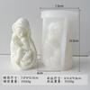 Molde de Silicona para Velas de Bebé Transfronterizo DIY Estilo Escandinavo Vela Perfumada Piedra Difusora Molde de Yeso