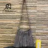 Bolsa de Ombro Mais Vendida da Amazon Elegante Feminina Armazenamento Bolsa de Tricô Bolsa Tecida com Cor Contrastante Design Vazado