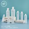 Frasco Recarregável de 50ml com Tampa, Frasco de Cuidados de Grande Capacidade 500ml, Frasco de Plástico PP, Frasco de Shampoo de 200ml, Material de Embalagem para Skincare