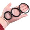 Anillo de Retardo de Silicona para Hombre Anillo de Esencia de Bloqueo de Tres Anillos para Pene Anillo de Fisioterapia para Coqueteo de Hombre Productos Sexuales para Adultos