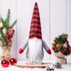 Nueva Muñeca de Navidad a Cuadros sin Rostro Muñeca Estilo Nórdico Rodolfo Bosque Viejo Adornos Suministros de Decoración