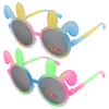 Nuevas gafas de sol polarizadas para niños color conejo lindas gafas de sol para bebé conejito pequeño niña gafas de sol decorativas al por mayor