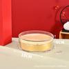 Caja de nido de pájaro de acrílico transparente con interior de cerradura engrosada, caja de nido de pájaro redonda para Cordyceps, caja de plástico para Dendrobium y ginseng americano