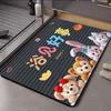 Alfombra de Baño de Dibujos Animados Barro de Diatomeas Antideslizante Absorbente No Lavable Secado Rápido Alfombra Baño Inodoro Alfombra de Piso de Baño Dropshipping