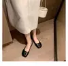 Versión de Piel de Oveja~zapatos tabi de Cuero Genuino con Punta Dividida para Mujer de Corte Bajo Planos Slip-On Bailarinas Versátiles Zapatos Pequeños de Cuero