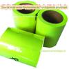 Fábrica direta 45 graus corte oblíquo 7 cm de largura fluorescente verde 210D criptografia borda tecido poliéster tira de tecido