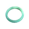 Xinjiang Mongolia Exterior Material Zafiro Azul Pulsera Plana para Mujer Imitación Alta Jade Hetian Pulsera de Jade Venta al por Mayor