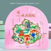 Ímãs de Geladeira de Liga de Guilin, Produtos Culturais e Criativos, Cidade Tendência de Guangxi e Atrações Turísticas, Lembranças Turísticas Populares, Ímãs de Geladeira de Lembrança de Nanning