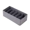 Set de Cajas de Almacenamiento Divididas Personalizadas para Ropa Interior y Calcetines, Organizador de Tela de Cuatro Piezas con 24 Compartimentos