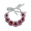 Diadema de girasol de simulación europea y americana, banda para el pelo de flor de girasol con cuerda de cáñamo de verano, tocado para disfraz de viaje y vacaciones