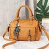 Bolsa Feminina Boston Outono e Inverno 2021 Bolsa de Mão Casual Simples e Moderna Bolsa Transversal de Ombro Único para Trabalho Bolsa Grande