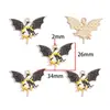 Estilo Oscuro Goteo de Aceite Aleación Dragón Mítico y Fénix Colgante Pulsera DIY Collar Accesorios de Joyería W625