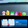 Frutas e vegetais fofos mini carro pequenos enfeites tela do painel de instrumentos de controle central decorações estação computador pequenos enfeites
