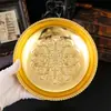 Bandeja de pétalos de loto estilo europeo, adorno de artesanía de metal de aleación para sala de estar y comedor, plato de frutas, bandeja de almacenamiento para aperitivos y frutas secas