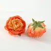 Cabeças de Flores de Peônia Simuladas, Rosas de Tecido de Seda, Decorações de Parede de Flores para Casamento, Acessórios para Headbands de Flores Artesanais DIY Atacado