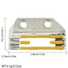 Pie Prensatelas Máquina de Coser Plana Todo Acero Juego de Pies Prensatelas Máquina de Coser Industrial Pie Prensatelas para Dobladillo Enrollado Industrial Combinación Venta al por Mayor