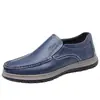 Zapatos Casuales para Hombre, Zapatos de Cuero Perezosos para Hombre, Nuevo Estilo Slip-On Simples y Versátiles Zapatos de Cuero para Hombre, Zapatos de Cuero de Negocios, Una Pieza al por Mayor