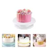 Plato giratorio para pasteles Plato giratorio para decorar Mesa giratoria Stand para pasteles casero Antideslizante Plato giratorio manual Herramienta para hornear Leche Span