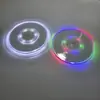 Porta-copos Acrílico Colorido Luminoso Transparente Base Flash Barra de Luz Ktv Cocktail Led Antiderrapante Luz Led