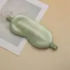 Máscara de dormir para os olhos em seda sintética multicolorida, máscara de olhos bloqueadora de luz com faixa elástica sedosa, adequada para casa, cochilo, viagem de negócios e viagem