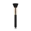 Pincel Único Chanfrado para Pó, Pincel para Base, Pincel para Blush Preto com Cerdas Macias, Ferramenta de Beleza Multifuncional Portátil, Pronto para Venda