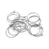 Brincos Argola Minimalistas DIY Moda Formato de Nove Argolas Redondas Argolas para Brincos Taça de Vinho Formato 9 Atacado Acessórios de Orelha Peças de Joia