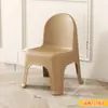 Taburete bajo de plástico para niños con respaldo silla de comedor doméstica silla de estudio antideslizante pegamento cocido engrosado taburete de mesa de té para cambio de zapatos de adulto