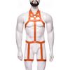 Bambú como ropa SM club nocturno gay hombres gay pecho atado con ropa interior sexy traje unido NZN0011