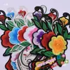 Performance de Fantasia Tecido de Ópera Clássica Adesivos Florzinhas Bordado Étnico Adesivos para Roupas Multicor 1037 Flores Quentes