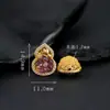 Prata 925 Banhada a Ouro Inlaid Piezoelétrico Ametista Dinheiro Pixiu Acessórios Feito à Mão DIY Joias Série Cristal Contas Espaçadoras