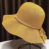 Chapéu de Pescador para Mulheres, Chapéu de Palha Fino Respirável de Verão, Chapéu Balde Dobrável para Proteção Solar na Praia ao Ar Livre, Chapéu de Sol, Chapéu de Sol