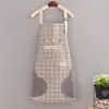 Nuevo delantal impermeable, estilo moderno y pastoral, se limpia con paño, adecuado para el hogar, la cocina y el trabajo, unisex, anti-manchas, delantal engrosado