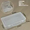 Caja de Embalaje de Plástico Transparente Caja de Exhibición de Muestras de Herramientas de Ferretería Caja de Embalaje de Piezas Organizador de Accesorios Caja de Almacenamiento de Tarjetas