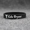 Munhequeiras de Basquete Edição Assinatura Kobe Irving Durant Silicone Luminoso Gravado e Colorido Espessado Atacado Em Estoque Jogadores Estrelas