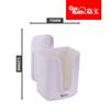 Punch-free banheiro à prova de poeira escova de dentes rack de armazenamento invertido rack de secagem vaso sanitário sem pregos pendurado na parede Gargle Cup Storage Rack