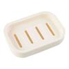 Caja de Jabón de Doble Capa Sin Tapa, Caja de Jabón con Drenaje para Baño y WC, Soporte de Jabón Portátil Creativo para Viajes, Caja de Jabón Simple